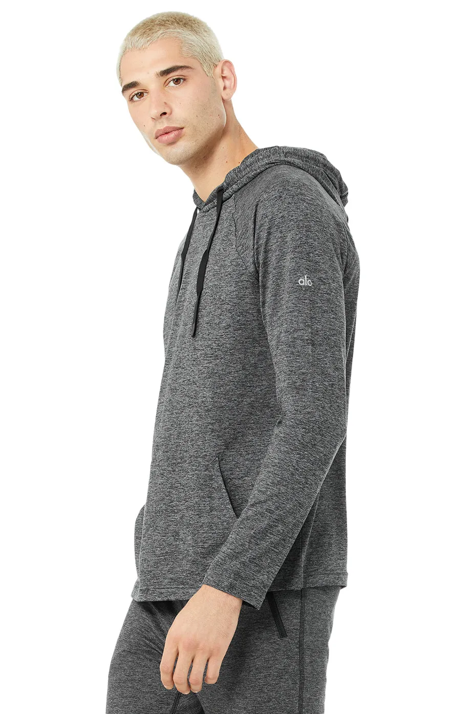 The Conquer Hoodie - Graphite Marl