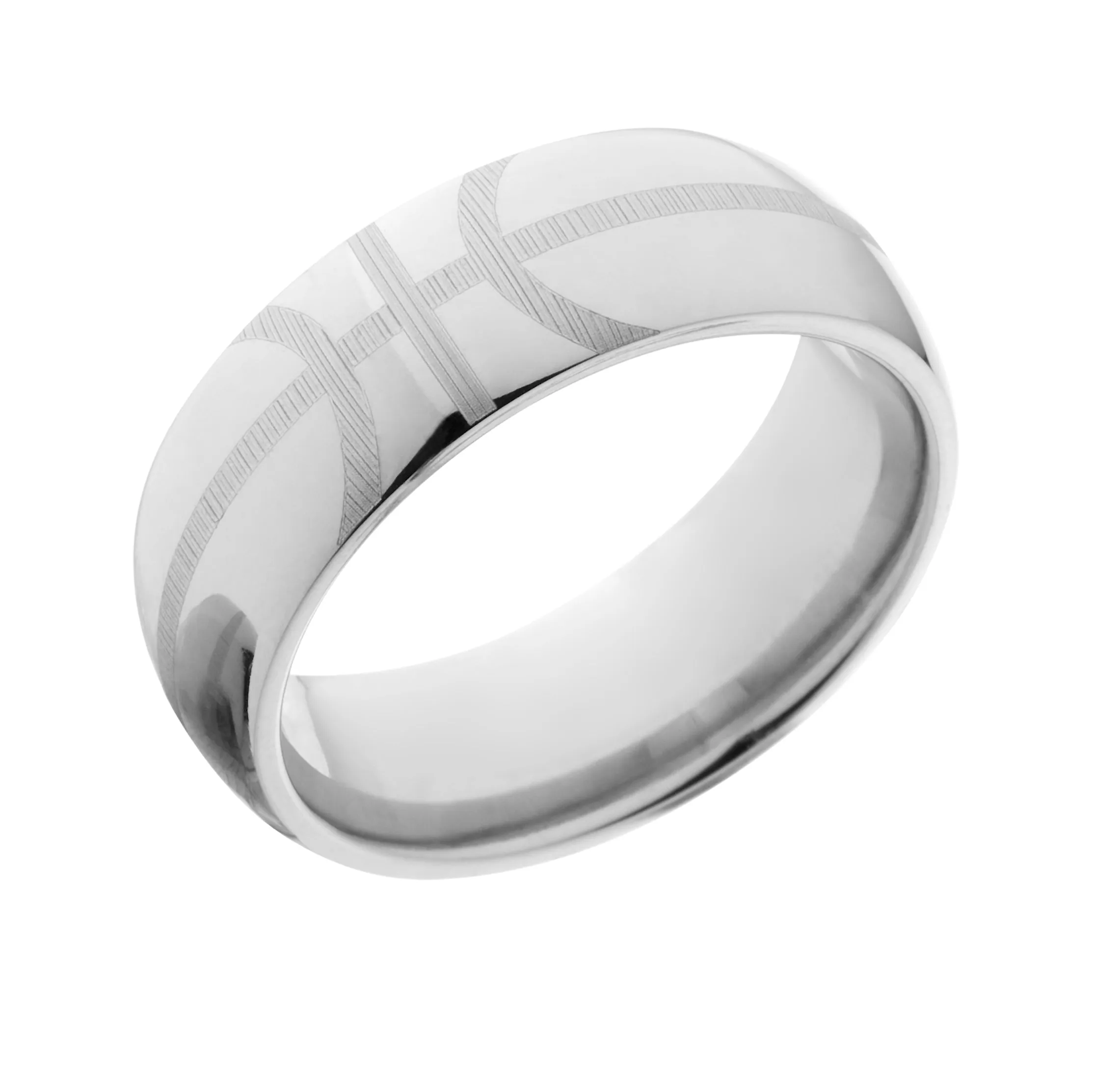 Titanium Basketball Ring - Men's Wedding Band