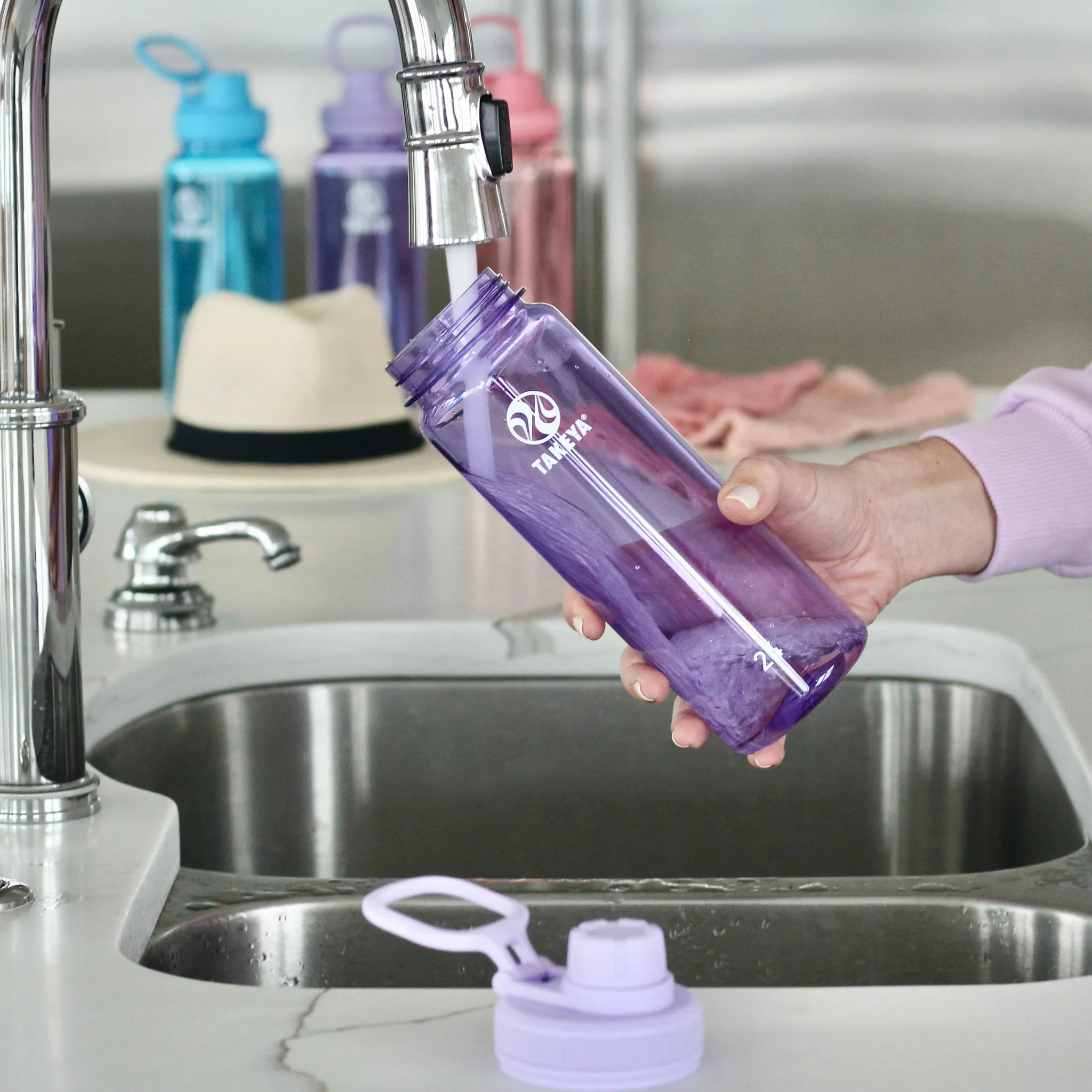 Tritan Water Bottle With Spout Lid