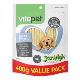 Vitapet Jerhigh Milky Sticks 400g