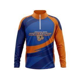 weBLEEDfpv Team Quarter Zip Pullover