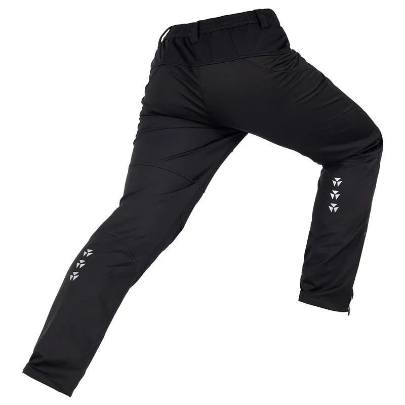 Winter Cycling Pants Warm Fleece Sport Running Pants Windproof MTB Bike Riding Pants Fitness Bicycle Men's Trousers