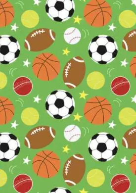 Wrapping Paper - Sports Balls