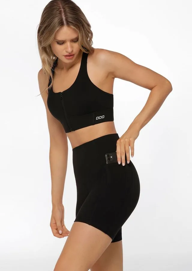 Zip & Go Sports Bra